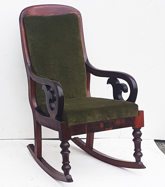 Victorian Mahogany Rocking Chair Oldchairsie 